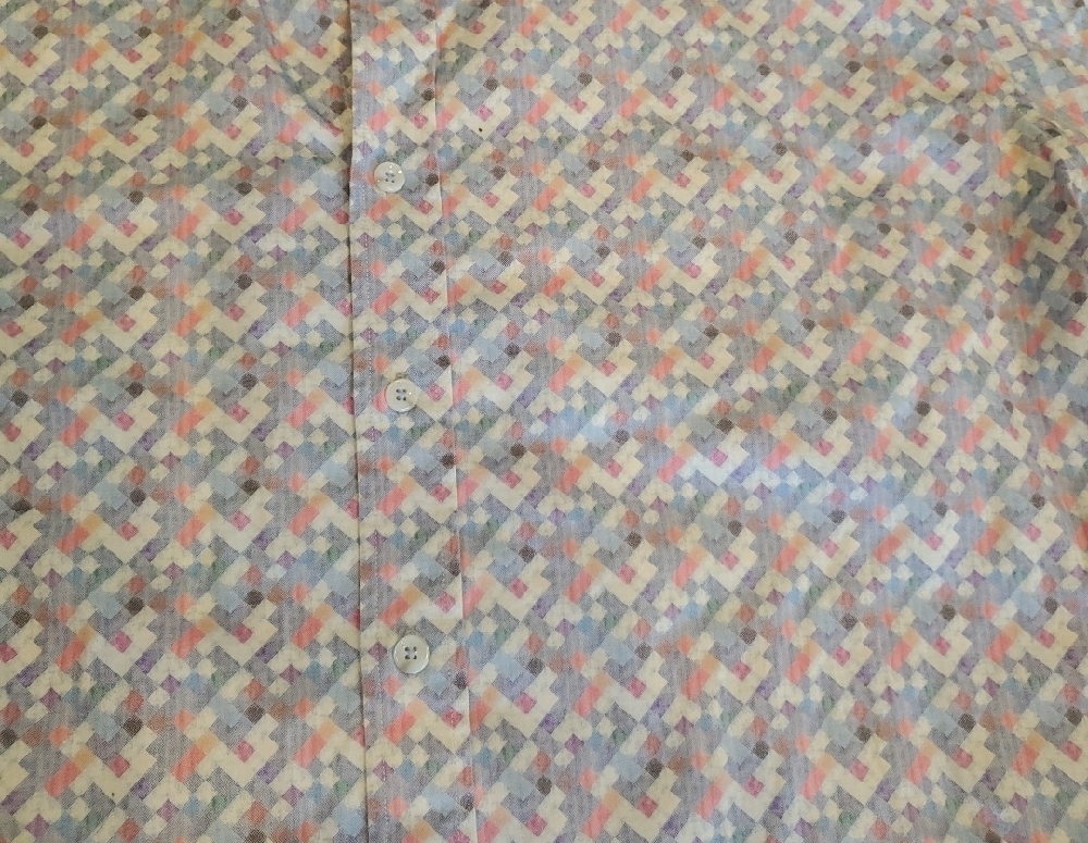 Men's Multicolor Patterned Shirt - Picture 3 of 4